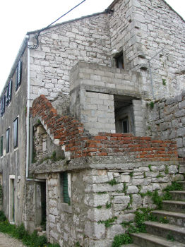 Side view of Baba Vica's home - third floor